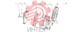 Насос масляный с крепежными болтами B8800-1011000/07