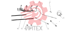 Узел трубопровода подачи топлива B9900-1104000/07