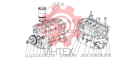 Комплектующие блока цилиндров D7019-1002000/10