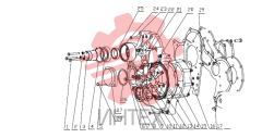 Детали корпуса редуктора D30-1002030A/08