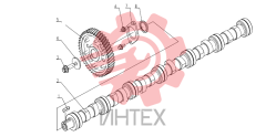 Вал распределительный в сборе J3D00-1006000/02