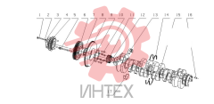 Виброгаситель коленчатого вала J5600-1005000