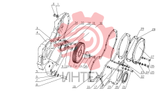 Детали корпуса редуктора B8601-1002200