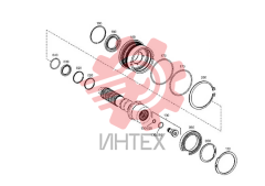 Вал входной с комплектующими 4143.102.002