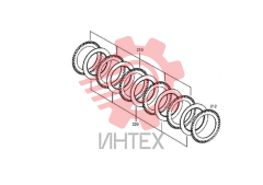 Блок фрикционов 4143.151.405