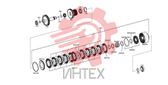 Блок фрикционов 4657.176.018