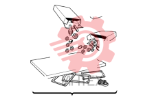 Комплект шатунных вкладышей 13025625