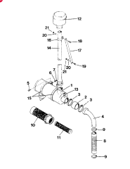 CONCORD AIR SYSTEM HOSE,2.00" ID x 14.00"