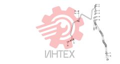 Группа масляных труб турбонагнетателя