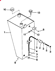 CONCORD AIR SYSTEM HOSE, Serial Range: (Filter-engine)