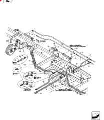 1990 HYDRAULIC HOSE,0.38" ID x 121.00", SAE 100R17