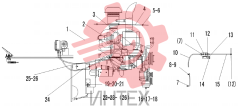 Дизельный двигатель в сборе C6121ZG50 (C6ZG50F)