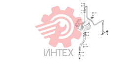 Трубопровод нагнетателя в сборе