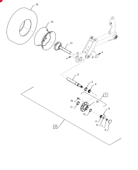 NUTRI-TILL'R 24 ROW HUB ASSY.