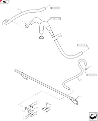 2012 FITTING,1" x 1-1/2" 90 Degree Poly Hose Barb Elbow