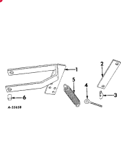 IH FERTILIZER UNIT FRAME, left attaching