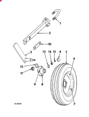 IH 4-ROW FERTILIZER UNIT WHEEL