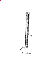 IH 4-ROW FERTILIZER UNIT TUBE,1.437" ID x 1.875" OD x 24" L