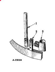 IH 2-ROW FERTILIZER UNIT SPOUT, DISCHARGE