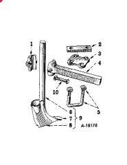 IH FERTILIZER UNIT CHUTE (DOWNWARD)