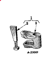 IH FERTILIZER UNIT CLAMP