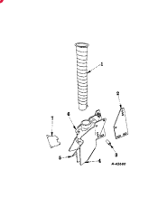 IH FERTILIZER UNIT SPACER,1/4" Pipe x 1 3/8"