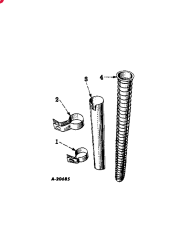 IH FERTILIZER UNIT TUBE, fertilizer, 15 in. long