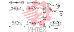 Узел крепления двигателя и маховика