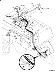 Запчасти для пресс-подборщиков CASE-IH (8575) - KNOTTER BLOWER KIT ELBOW,90 Degree Elbow, 1-1/16" - 12 Male JIC x 7/8" - 14 Male ORB