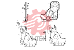 Картер механизма газораспределения d02b-000-37+b