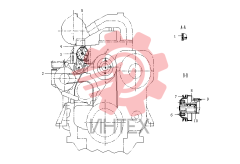 Группа систем передней передачи d16a-000-40a+b