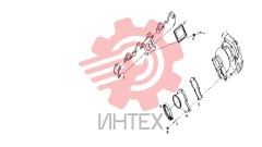 Группа выхлопных трубопроводов d13-000-36+b