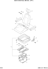 SEAT(HEATED, #0736-, OPT)