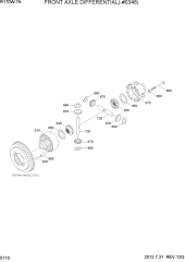 FRONT AXLE DIFFERENTIAL(-#0346)