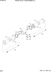 REAR AXLE CASING(#0412-)