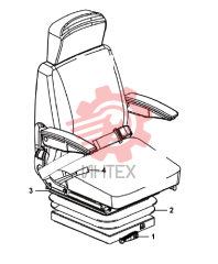 Сидение водителя LG01 (331002)