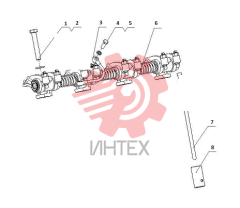 Механизм клапанного механизма в сборе B8800-1007000.04