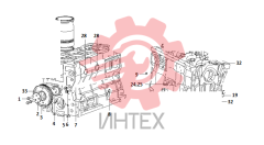 Комплектующие блока цилиндров d7qga-1002000.03