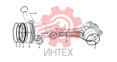 Шатун поршня в сборе 330-1004000a
