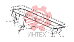 Поддон и щуп масляный в сборе b7900-1009000