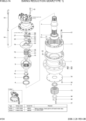 SWING REDUCTION GEAR(TYPE 1)