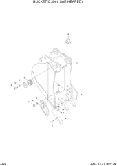 BUCKET(0.39M3 SAE HEAPED)