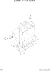 BUCKET(1.05M3 SAE HEAPED)