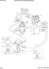 UPPER HYD PIPING(TRAVEL)