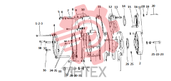 Детали корпуса редуктора J8000-1002030/10