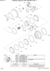 TRAVEL REDUCTION GEAR(TYPE 1)