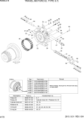 TRAVEL MOTOR(1/2, TYPE 3,7)