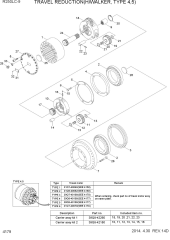 TRAVEL REDUCTION GEAR(H/WALKER,TYPE 4,5)