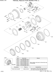 TRAVEL REDUCTION GEAR(TYPE 1)