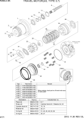TRAVEL MOTOR(2/2, TYPE 3,7)